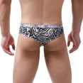 thumbnail image 4 of Ropa Interior Para Hombre Tangas Transpirables Cintura Baja Estampado de Leopardo Erógeno Odeerbi ODB188377, 4 of 8