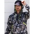thumbnail image 3 of Rokka&Rolla Men's Half Zip Windbreaker (Exclusive on Walmart), 3 of 13