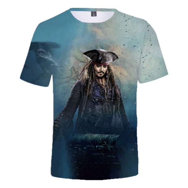 Disney Lustige T Hemd Männer camiseta película Karibik Jack Sparrow camiseta 3D Druck T Unisex Casual camiseta Top piratas camiseta xuanjing unisex