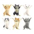 thumbnail image 2 of 2-3 of pack 6x  Juguetes de acción Escultura de 2 piezas Colco Escultura de estatua de gato, 2 of 8