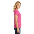 thumbnail image 3 of District Made Ladies Perfect Tri Crew Tee-4XL (Fuchsia Frost), 3 of 6