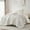 White, variant on Davulos Twin Comforter Sets , 5 Pieces Bed in a Bag ,White Beddding Comforter Sets with Sheets Solid Lightweight Bed Set for All Seasons