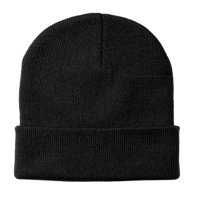 Black winter hats deals