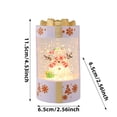 thumbnail image 3 of AZXY Gift Box Snow Globe Christmas Lights, Indoor Tabletop Décor, Christmas Decorations Indoor, Glowing Swirling Snow Lantern, Seasonal Christmas Decor for Shelf Desktop Indoor Tabletop Decor, 3 of 7