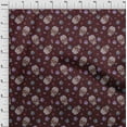 thumbnail image 4 of oneOone Silk Tabby Brown Fabric Skull Sewing Fabric By The Yard Printed Diy Clothing Sewing Supplies 42 Inch Wide-aA, 4 of 5