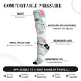 thumbnail image 3 of Lsque Summer Gnome,Cute Gnome Pattern Sport Compression Socks for Men & Women 15-20 mmHg Knee High Nurse Pregnant Running Medical and Travel Athletic, 3 of 6