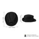 thumbnail image 4 of Niños Fedora Hats Gentleman Kids Dancing Performance Cap Hat para Head Girth de 56-58cm (Negro), 4 of 5