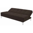 thumbnail image 4 of Sofá Cama Reclinable EL BAZAR STORE Vegas Lino Chocolate Moderno Abotonado, 4 of 6