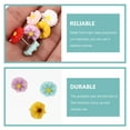 thumbnail image 6 of 30 Pcs Decorative Thumb Tacks Flower Shape Push Pins Office Supplies Replaceable Colorful, 6 of 6