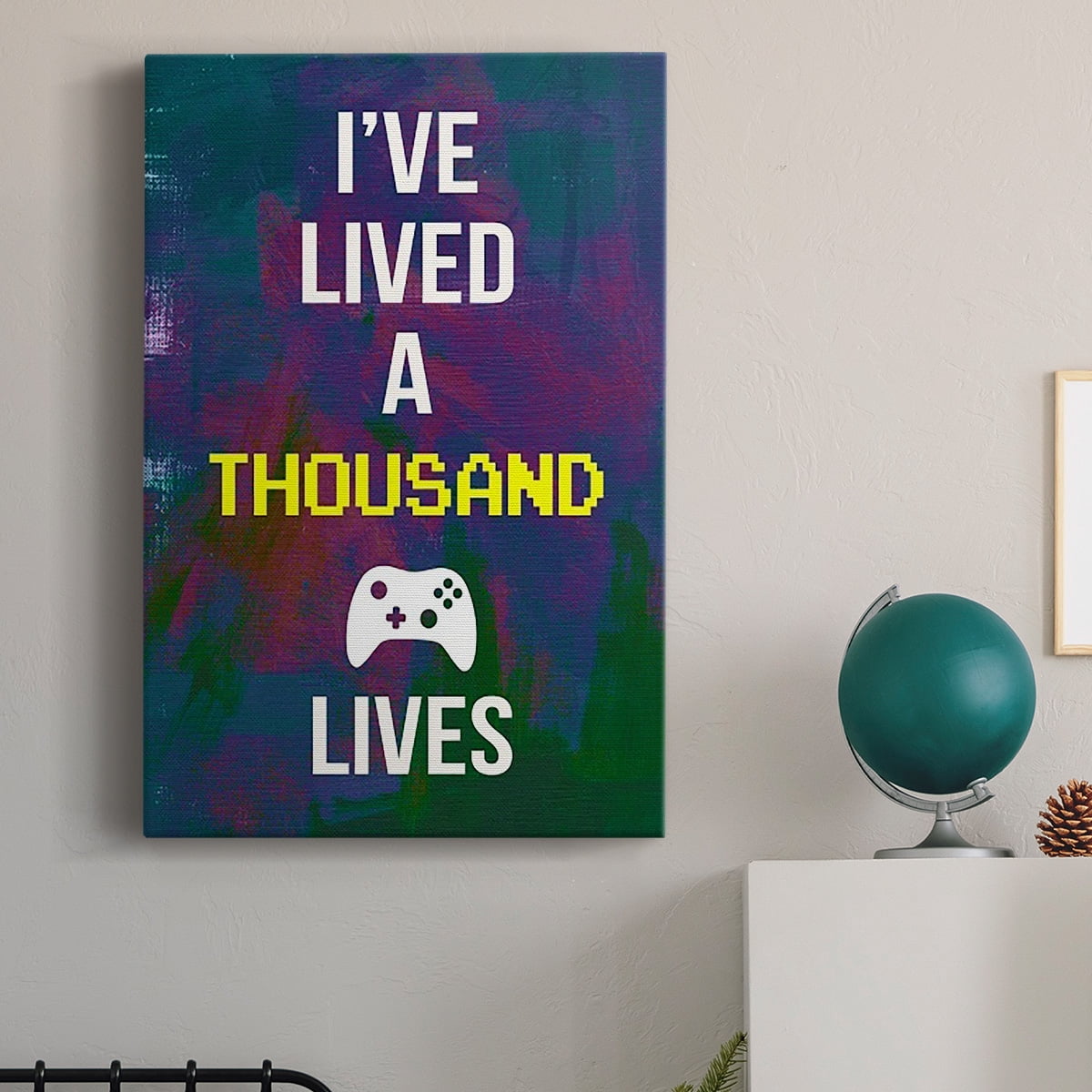 Gamer at Play I Premium Gallery Wrapped Canvas - Ready to Hang
