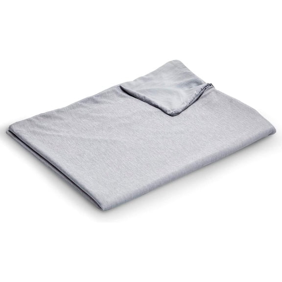 Weighted Blanket Cover 41x60 Twin Size Premium Soft Kids Zippered Machine Washable Duvet Cover for Hot Sleepers Summer Grey Duvet Cover Only