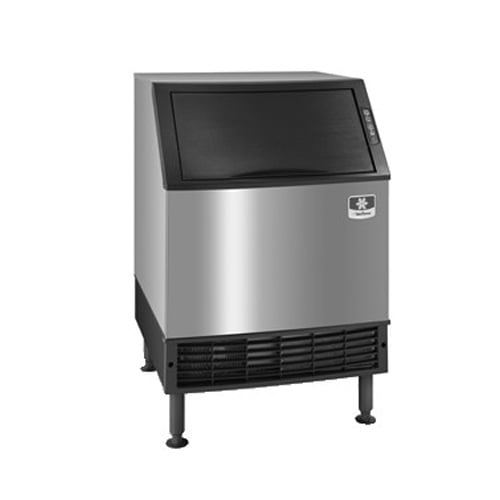 115V Bin Manitowoc UDF0140A NEO 26 Air Cooled Undercounter Dice Cube Ice Machine with 90 lb 135 lb