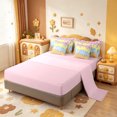 thumbnail image 3 of Manfei Sweet Candy 7pcs Queen Bedding,Watercolor Ice Cream Bedding Comforter Set Queen,Pink Reversible, 3 of 7