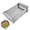 Grey, variant on DEBGFS CHOKSmall Dish Drying Rack Exquisite Design Dish Drying Rack in Sink Flexible Placement Over the Sink Dish Drainer Drying Rack Gray,black,2.87×6.61in