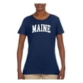 thumbnail image 2 of Wild Bobby State of Maine College Style Women Graphic Tee, 2 of 6