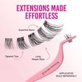 thumbnail image 4 of Salon Perfect DIY Lash Extension Long Wispie Clusters 180pc Mega Pack, 4 of 7