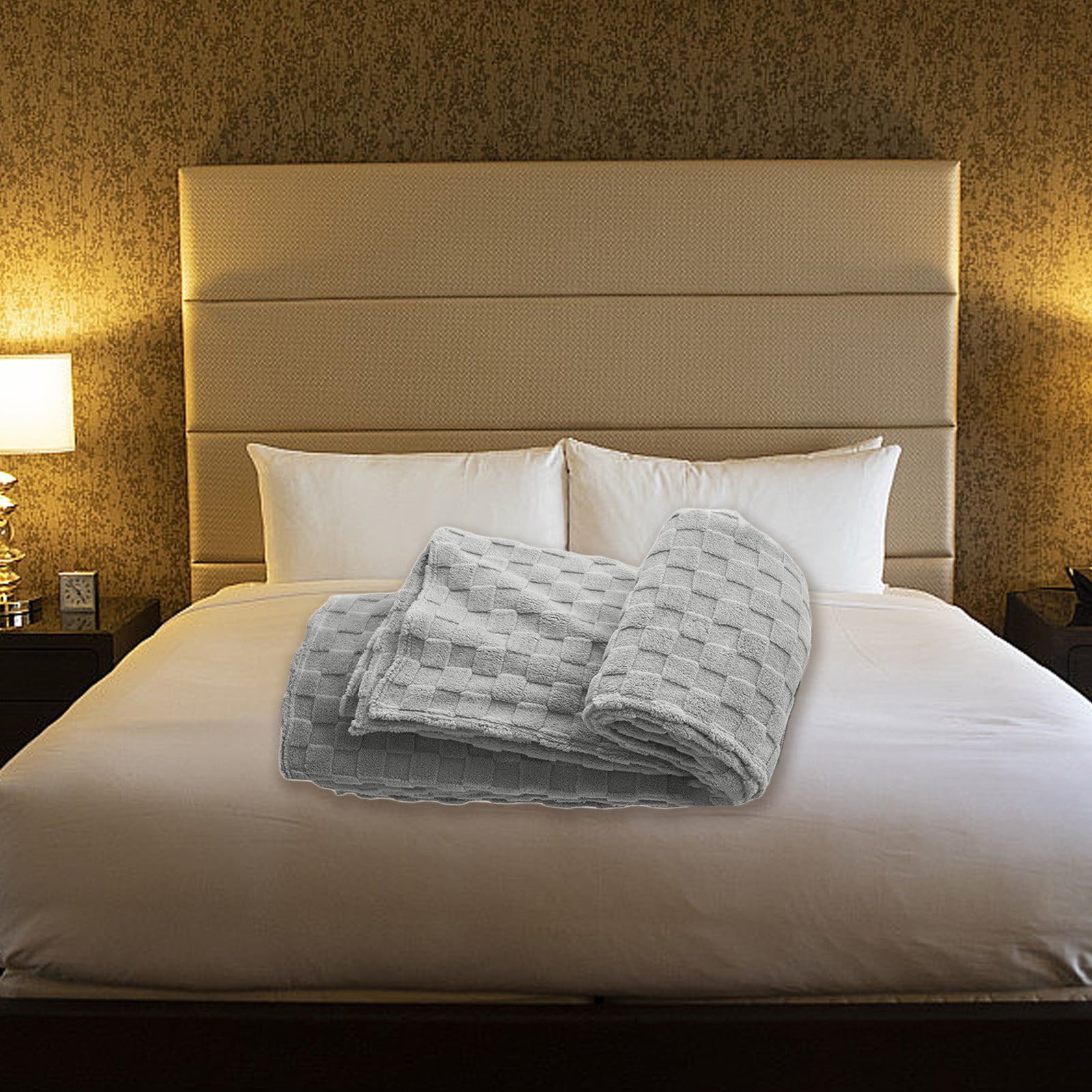 100% Cotton Thermal Blanket, Breathable Bed Blanket Twin Size, Soft Waffle Blanket, Twin Blanket, All Season Cotton Blanket, Soft Lightweight Breathable Bed Blanket Throw