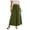 Army Green# skirts for women, variant on Casual Skirts for Women with Pockets Elastic Waist Linen Vacation Skirt Flowy Maxi Skirts Fashion Clothing Wine S
