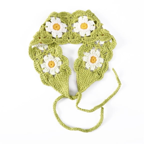 Certgust Headscarf Head Scarf for Women Knit Headband Wrap Chemo Headwear for Women Green