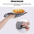 thumbnail image 7 of Ycandiee Silicone Oven Mitts, Heat and Slip Resistant Oven Mitts with Soft Cotton Lining Non-Slip Textured Grip, Long Flexible Thick Gloves for BBQ, Baking, Cooking, 7 of 7