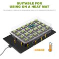 thumbnail image 3 of KALLORY 3Ud Bandejas Starter Para Germinación De Plantas Con Material Plástico Resistente Y Color Negro, 3 of 6