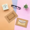 thumbnail image 3 of 10 cajas de almacenamiento de sobres, cajas de papel kraft para postales, cajas de postales con ventana abierta, 3 of 6