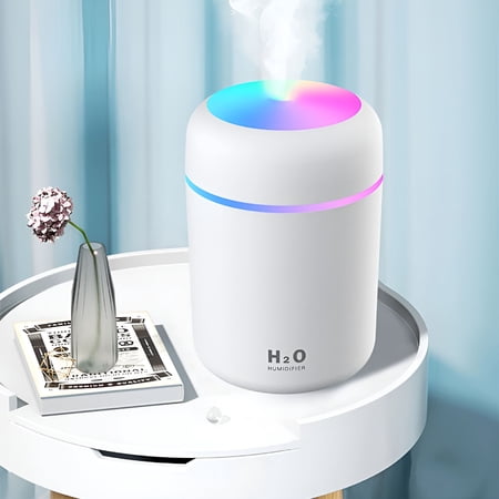 RAIRSKY Humidifiers for baby congestion Smart Warm and Cool Mist Air Humidifier for Home Baby Nursery Colorful Cup Humidifier Usb Car Creative Atomizer Desktop
