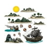 Pirate Ship & Island Props Party Accessory (1 count) (14/Pkg)