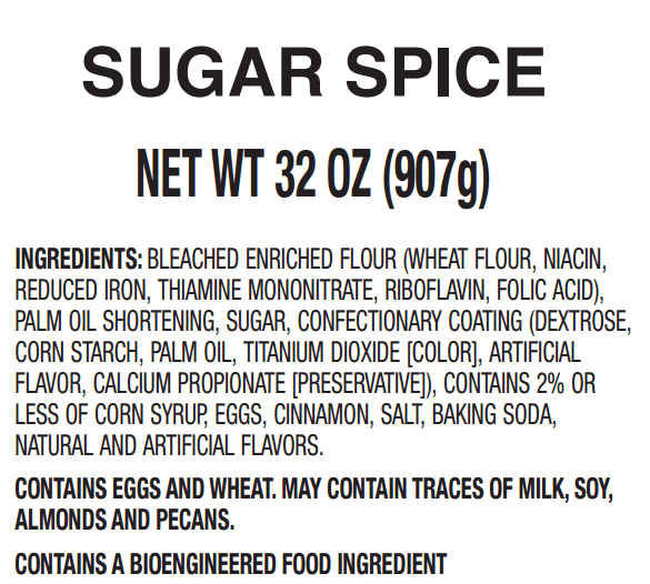 Little Dutch Boy Bakery Sugar & Spice Baked Gourmet Cookie Tin, 32 oz, Approx. 70 Count
