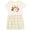 Natural with Stripes, variant on Inktastic Jelly Bean Prayer Girls Toddler Dress