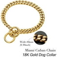 thumbnail image 4 of Dog Collar Cuban Link Dog Chain Metal Dog Chain Collars Dog Cuban Link Collar for Small Medium Dogs, 4 of 10