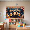 thumbnail image 7 of Decorative Design Birthday Banner Cheers 30 Years Party Balloon Celebration for Beer Party Birthday Celebration Indoor Decoration, 7 of 7