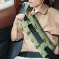 thumbnail image 2 of Healthy Avocado Print Seatbelt Pillow - Soft Protection After Chest or Rib Fracture Surgery, 2 of 7