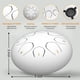 thumbnail image 3 of Tambor de acero Innowarmer para lluvia, 6 pulgadas, 8 notas, blanco, 3 of 6