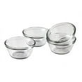 thumbnail image 2 of Anchor Hocking Clear Glass Custard Cup, 4 Piece, 2 of 6