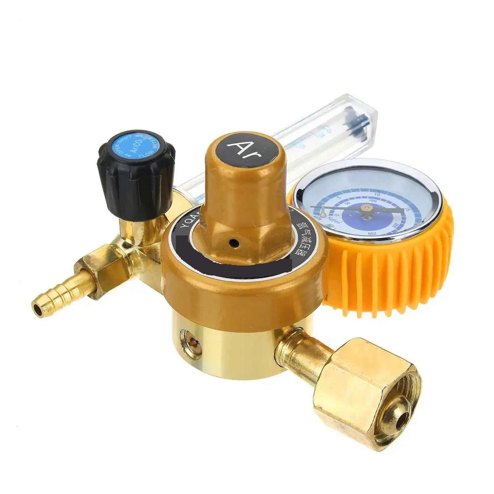 Pressure Reducer G5/8" 0-25Mpa Argon CO2 Mig Tig Flow Meter Gas Regulator Flowmeter Welding Weld Gauge Argon Regulator ,Durable Construction