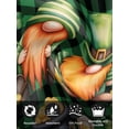 thumbnail image 7 of St. Patrick's Day Cloth Napkins Set of 8 Reusable Dinner Napkins, Cute Gnomes Lucky Shamrocks Green Black Plaid Cocktail Napkin Washable Table Napkins for Wedding/Holiday Party/Baby Shower 20"x20", 7 of 7