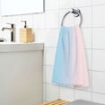thumbnail image 3 of Yayeee 100% Cotton Hand Towels for Bathroom 16" x 28" Soft Absorbent Kitchen Towel, Light Pink Gradient, 3 of 7