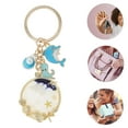 thumbnail image 3 of Unique Bargains 1Pc Fashion Handbag Charms Keychains Bag Accessories Blue ["Seashell Dolphin"], 3 of 5