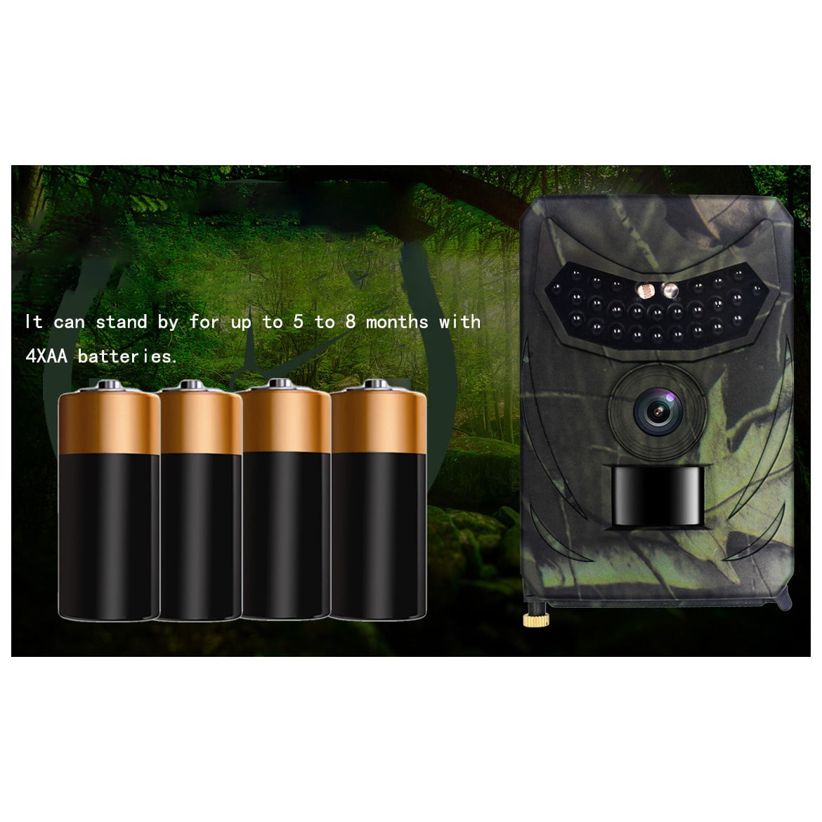 1080P 16MP Trail Camera Wildlife Camera Hunting Trail Cameras for Outdoor Wildlife Animal Scouting Security Surveillance