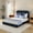 Indigo, variant on Ashland Upholstered Bed (Queen), Indigo (PGY454-18)