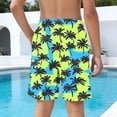 thumbnail image 6 of Atogsazn Kids Boys Summer Shorts Childrens Casual Athletic Hawaiian Short Pants Drawstring Beach Pants with Pocket 03-Green 14-15 Years Fashion, 6 of 8