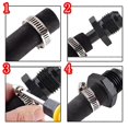 thumbnail image 2 of Hose Barb Fitting Adapter Aluminum Fuel Line Adapter 6AN Male to 3/8 Inch Push-on Barbed Tube Connector, 2 of 5