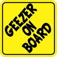 thumbnail image 4 of 6in x 6in Geezer on Board Sticker, 4 of 5