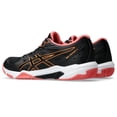 thumbnail image 3 of Zapatillas de Voleibol ASICS Gel-Rocket 11 Mujer Negro/Naranja POP, 3 of 9