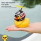 thumbnail image 1 of Adorno de coche de juguete de pato, decoraciones para salpicadero de coche de pato amarillo con casco de hélice para adultos y niños, 1 of 10