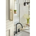 thumbnail image 2 of Amerock Medora 5-1/16 inch (128mm) Center-to-Center Rectangle Golden Champagne Cabinet Pull Backplate, 2 of 6