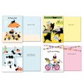 thumbnail image 5 of Leanin' Tree MEOWvelous Cats - Made In USA - 12 Assorted Cards with Envelopes All Occasion - 6 Boxed Birthday Cards Assortment and 6 Friendship Thinking of You Notecards - Cute Stationary For Women, 5 of 7