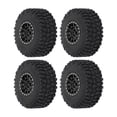 thumbnail image 2 of PCS RC Ruedas y neumáticos de aleación de aluminio para TRAXXAS 1/18 TRX4M Coche de control remoto Negro, 2 of 12