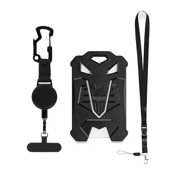 Retractable Badges Holder Carabiner Clip Keychain Badges Reel Card Key Holder For Easy Carry Quick Installation